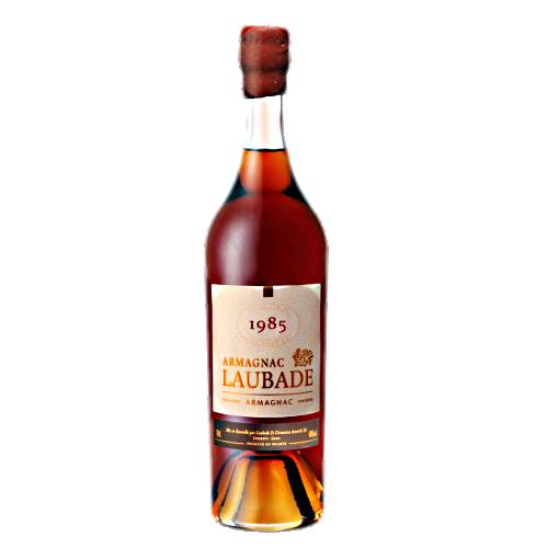 Chateau de Laubade Armagnac made from 105 hectares of single vineyard in Bas Armagnac and four traditional grape Ugni-Blanc Folle Blanche Colombard and Baco.