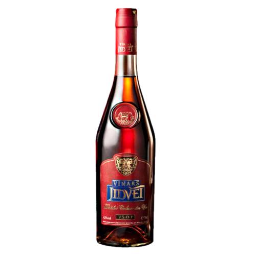 Brandy Jidvei VSOP - Jidvei VSOP Brandy is a brandy obtained through the distillation of high acid wines and the aging of the distillates in oak barrels for more than five years.