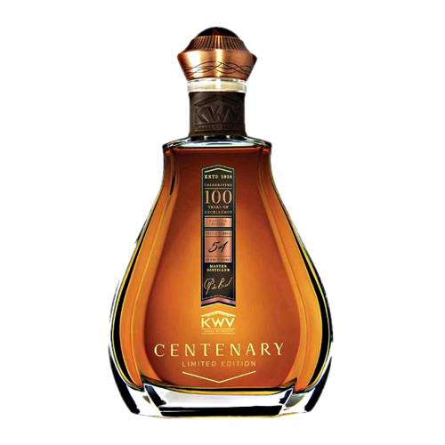 Brandy KWV 100th - KWV Brandy celebrate our 100th year KWVs Master Blender created this very special blend a brandy that truly transcends time.