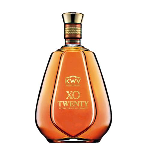 Brandy KWV 20year - KWV 20 year brandy is extra old XO with a minimum of 20 years to extract the best from the oak barrels.