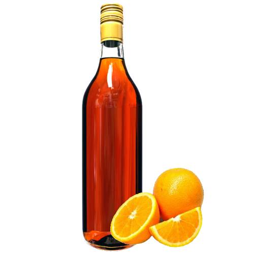 Brandy Orange - Orange Brandy made by distilling a spirit then infused with orange into a rich orange flavour and deep amber color.