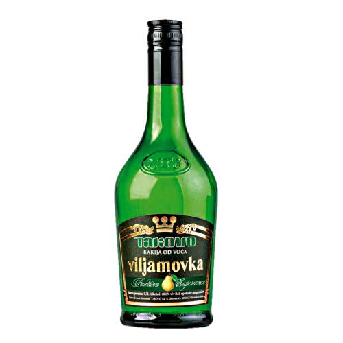 Brandy Pear Viljamovka - Viljamovka Pear Brandy is a Balkans distilled brandy with a rich memorable taste with hints of pear and long aftertaste.
