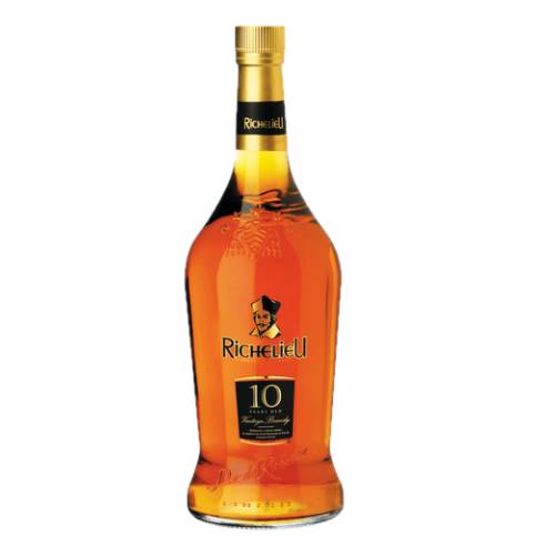 Brandy Richelieu - Richelieu Brandy is a respected and classic brandy established in 1941 showcasing a unique bottle with a truly unique intrinsic.