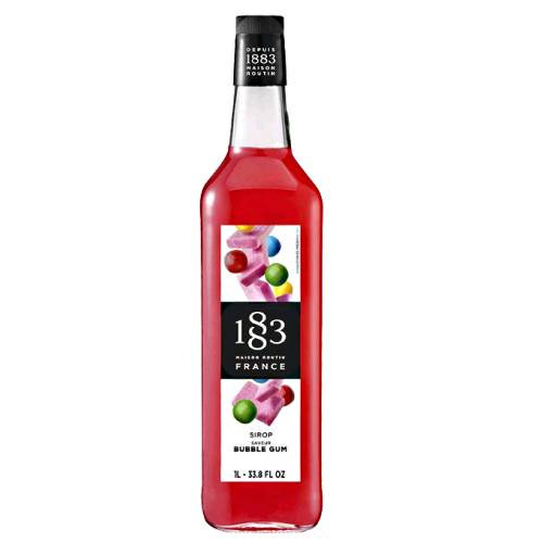 Bubble Gum Syrup 1883 - 1883 Bubble Gum Syrup expresses all the intensity of bubble gum with added notes of strawberry banana and cherry.