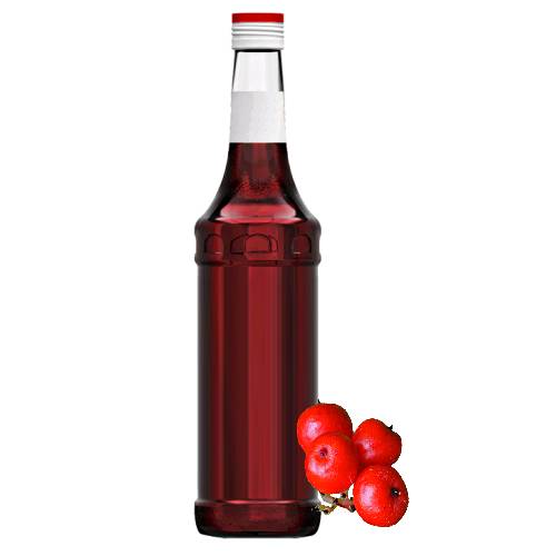 Bunchberry syrup is made by pulping and cooking bunchberries with water and suger until thick and sweet with a sharp tart edge.