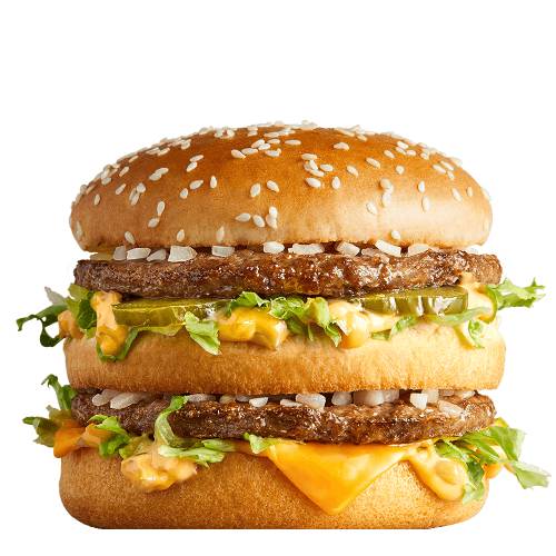Burger Aristocrat - Aristocrat Burger with two beef pattiesand crisp iceberg melting cheese onions and pickles special sauce between a toasted bun.