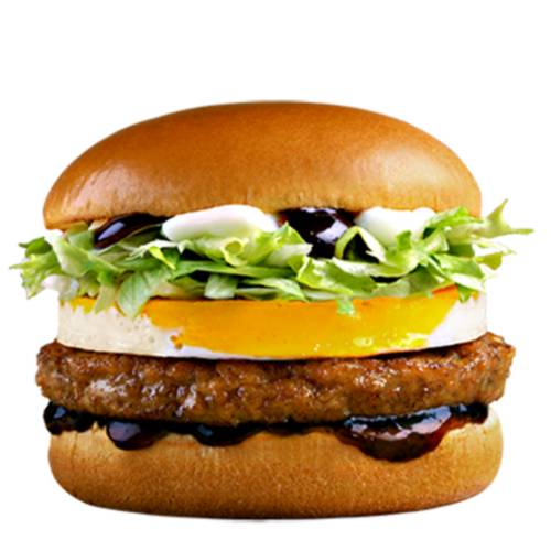 Burger Bulgogi Egg - Bulgogi Egg Burger made with a patty steeped in korian bulgogi sauce and egg serve on a warm bun with savory mayonnaise and lettuce.
