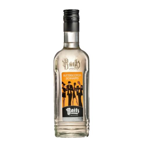 Butterscotch Schnapps Baitz - Baitz Butterscotch Schnapps clear in appearance with a slight hint of a gold tinge this variant of schnapps intensely exudes warm butter and brown sugar scents as well as being extremely flavoursome to taste.