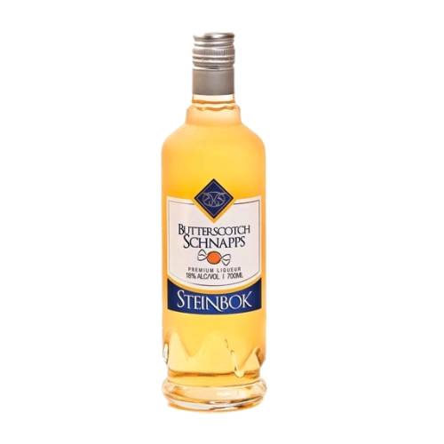 Butterscotch Schnapps Steinbok - Steinbok butterscotch schnapps has taken the finest ingredients and blended with the latest techniques in distilling which has resulted in producing a lighter easier palatable new age flavour to an old age favourite.
