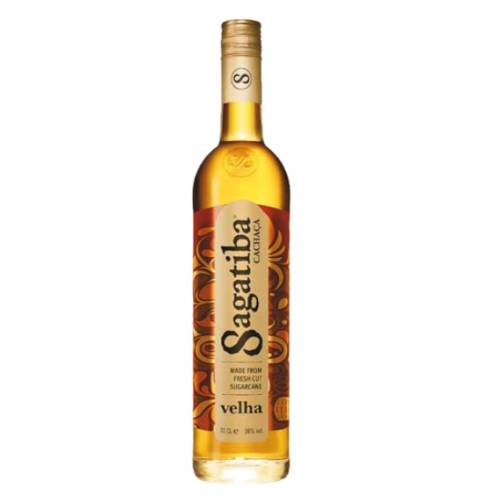 Sagatiba Gold Cachaca is made from sugar cane juice and aged.