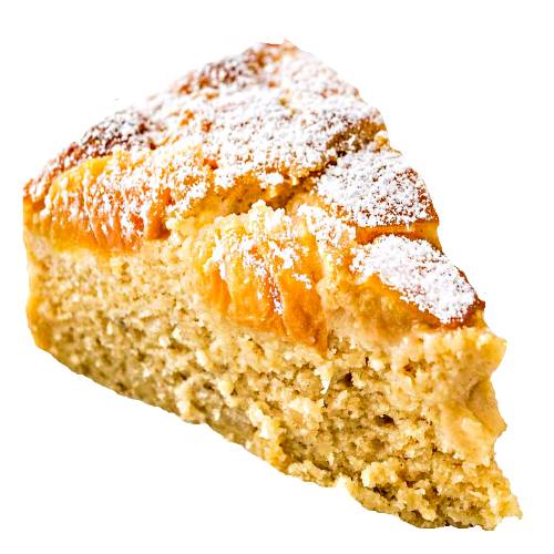 Cake Apricot - Apricot Cake is made with flour with a rising agent egg protein and the strong flavour of plum then baked in oven until golden brown and well cooked.