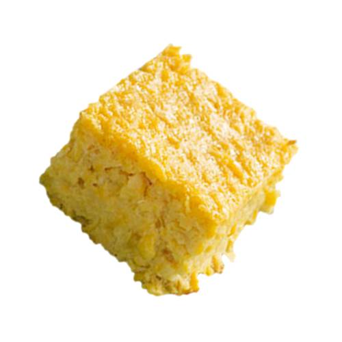 Cake Corn - Corn Cake made with corn flour and corn meat and a rising agent like bicarbonate of soda or beaten egg white to hold structure then baked in oven.