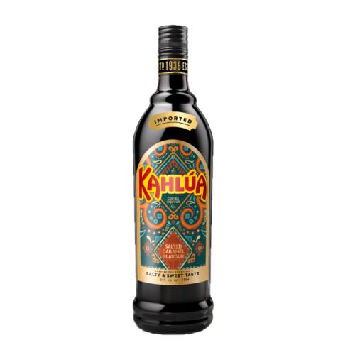 Caramel Liqueur Salted - Kahlua salted caramel liqueur with a sweet strong burnt sugar caramel flavour with a pinch of salt.