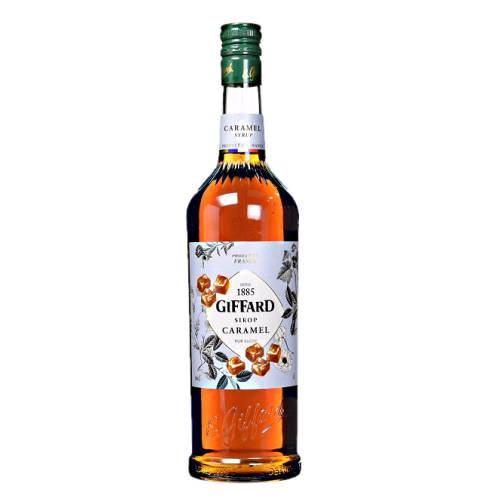 Caramel Syrup Giffard - Giffard Caramel Syrup with rounded flavour of caramel smelted with milk and a perfect caramel colour.