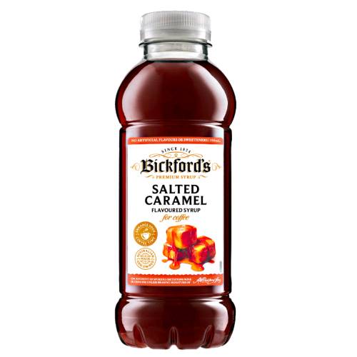 Caramel Syrup Salted Bickfords - Bickfords Salted Caramel Syrup is a rich sweet syrup made from cooking sugar into a caramel with add sea salt.
