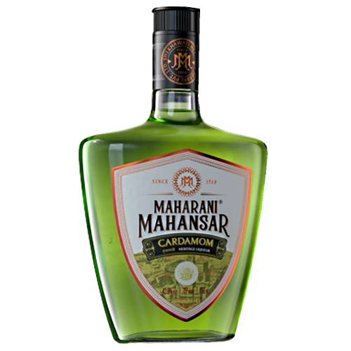 Cardamom Liqueur Maharani Mahansar - Maharani Mahansar Cardamom Liqueur spices with Maharani Mahansar Cardamom vintage edition.