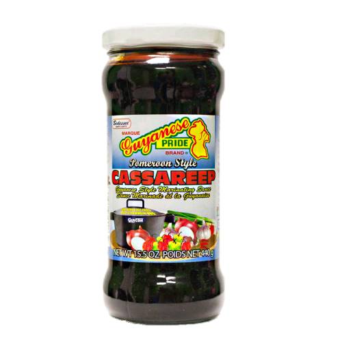 Cassava syrup or Cassareep is a thick black liquid made from cassava root often with additional spices.