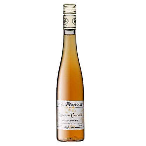 Chamomile Liqueur Massenez - Massenez liqueur de camomille chamomile liqueur with light orange color and rich flavour.