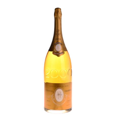 Louis Roederer Cristal Champagne is super limited and hard to find top echelon Champagne. A blend of Pinot Noir and Chardonnay that were harvested in near perfect conditions.