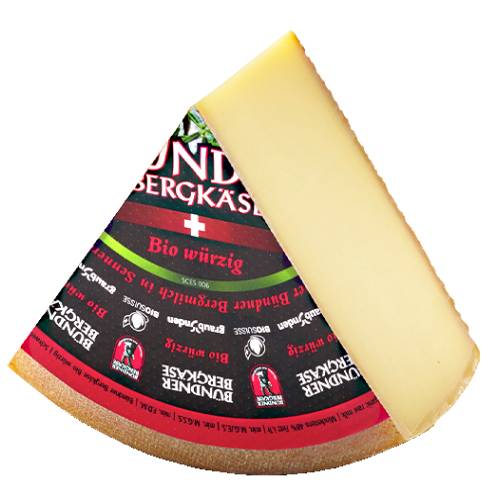Cheese Bundner Bergkase - Bundner Bergkase Cheese is a semi hard full fat cheese made from thermized mountain milk and each wheel weighs around 4.5kg with a 27cm diameter.