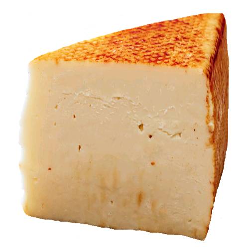 Cheese Muenster - Muenster Cheese is a semi soft cheese and is a washed rind cheese and is pale in color and smooth in texture with an orange rind and is made from pasteurized cows milk.