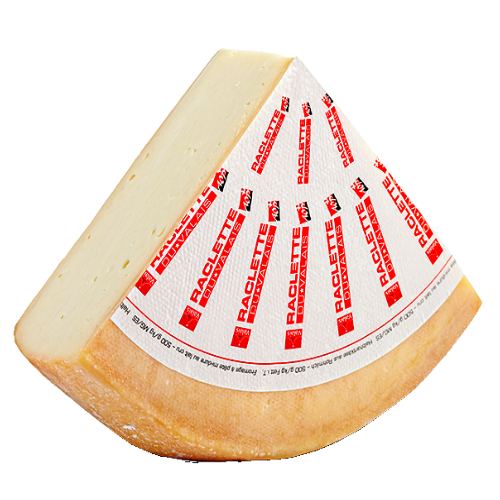 Cheese Raclette du Valais - Raclette du Valais Cheese is a semi hard cheese and made with alpine cow milk based dairy product is most commonly used for melting for the dish called raclette but is also consumed as is.