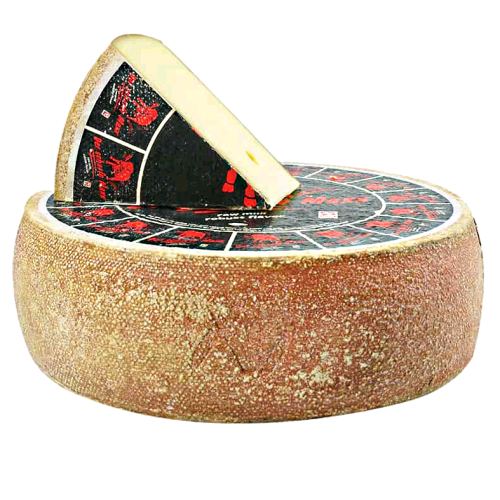 Scharfe Maxx Cheese is a Swiss hard cheese from the canton of Thurgau and is a hard cows milk cheese with a pungent taste that is made from thermized milk.