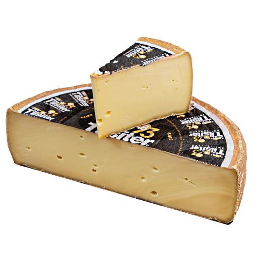 Tilsit Cheese is a semi hard cows milk cheese with a rich history originating from East Prussia known for its creamy texture and tangy flavor making it a versatile addition to various dishes.