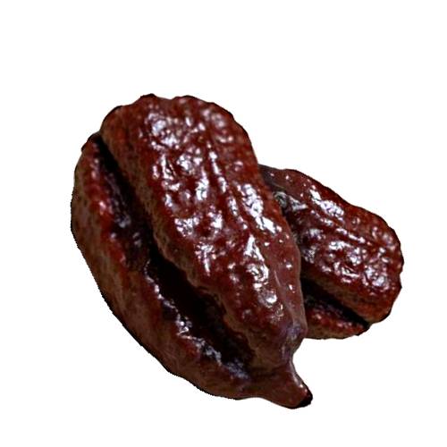 Chocolate 7 Pot chili has a scoville scale 1800000 and is a chili pepper hybrid of the capsicum species.