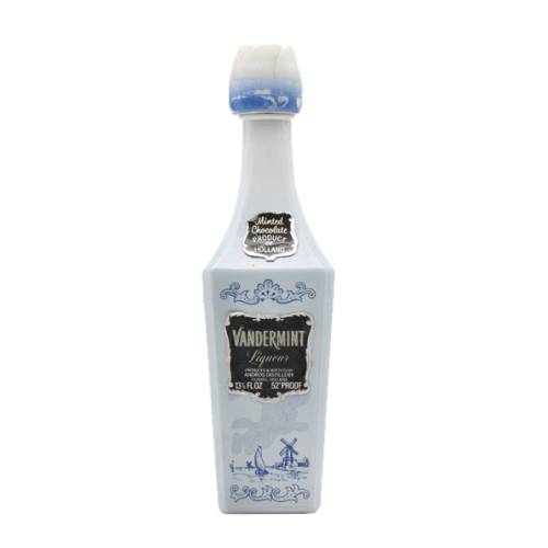 Chocolate Mint Liqueur Vandermint - Vandermint is a minted chocolate Liqueur imported from Holland. The liqueur is a lush blend of rich cocoa and a hint of fresh mint.