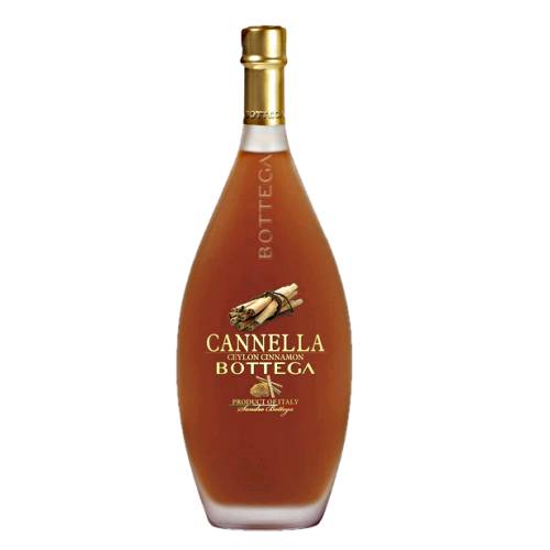 Cinnamon Liqueur Bottega - Bottega Cinnamon Liqueur intense cinnamon tincture which is expertly mixed with our best water alcohol and sugar to create a liqueur with a unique and unmistakable character.