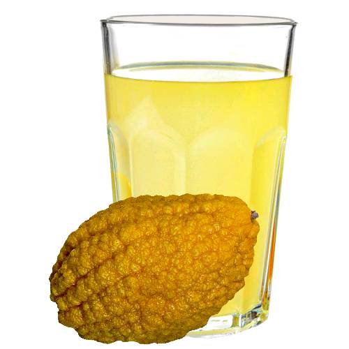 Citron Juice is made from juicing the citron lemon that is a bitter acidic lemon style juice.
