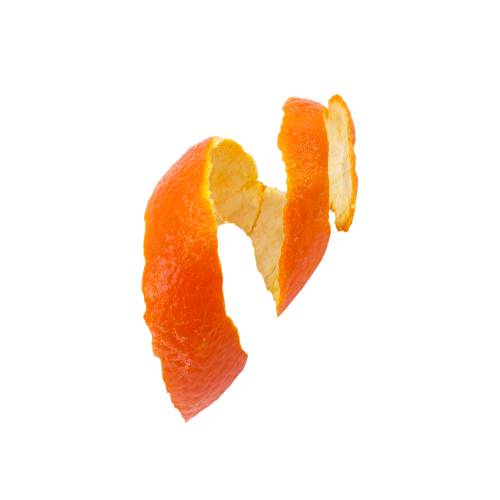 Peel or zest from the clementine.