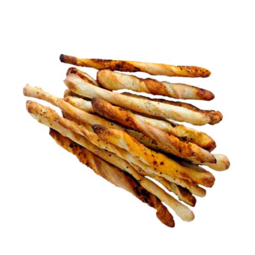 Cocktail Bread Sticks - Bread made into small sticks and could have many types of flavours.