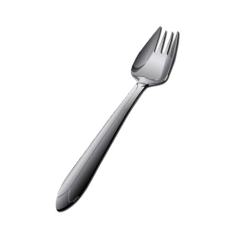 A Splayd is an eating utensil combining the functions of knife fork and spoon.