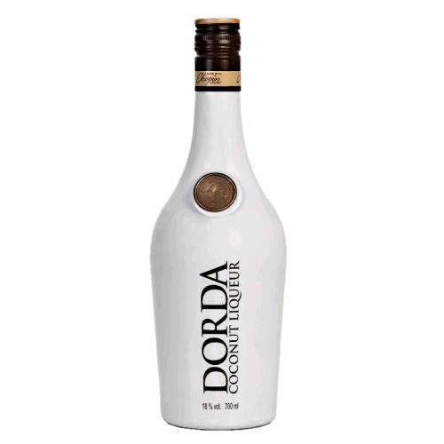 Coconut Liqueur Dorda - Dorda coconut liqueur is made with chopin rye natural coconut flakes milk and sugar.