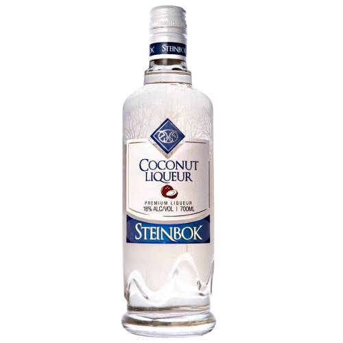 Steinbok Coconut Liqueur is a sweet tropical coconut flavour that with a clean clear look.