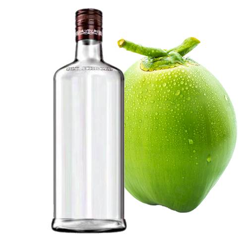 Coconut Liqueur - Coconut flavoured liqueur is made from coconut flesh and is clean in color with an intense coconut aroma.