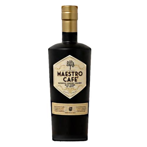 Maestro Cafe coffee cream liqueur using only the finest and natural ingredients in a perfect roasted coffee blend and cream liquor.