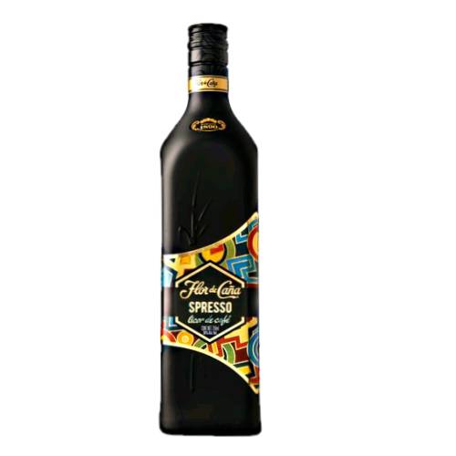 Coffee Liqueur Flor de Cana - Flor de Cana Flor de Cana spresso liqueur spresso is made with seven year old rum and with a black colour and it has an aroma with notes of coffee and wood with a dry and smooth finish.