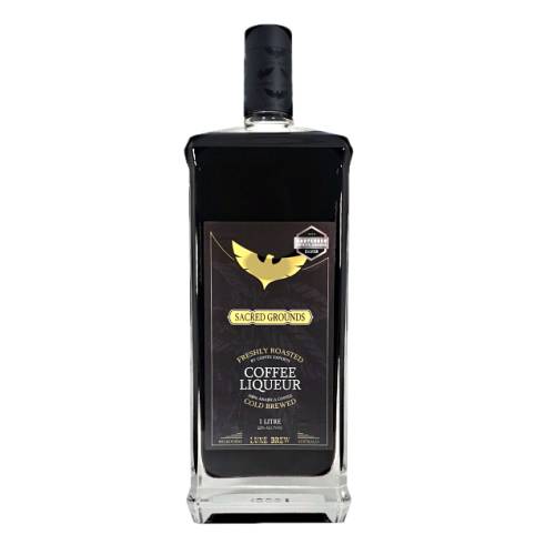 Luxe Brew sacred grounds cold brewed coffee liqueur full flavour and aroma of freshly roasted arabica coffee beans extracted through a unique 48 hour cold brewing process.