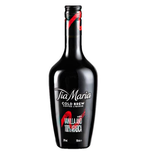 Dark Tia Maria Coffee Liqueur made with 100 percent Arabica Coffee Beans Madagascar Vanilla and Jamaican Rum and gives Tia Maria a strong coffee flavour and a complex aromatic structure.