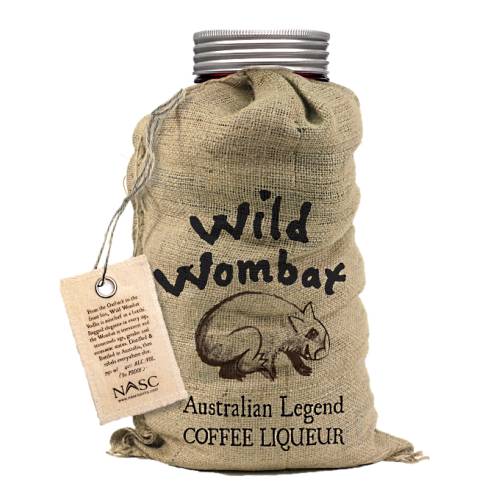 Wild Wombat coffee liqueur is infused with coffee brewed from our secret blend of arabica coffee beans.