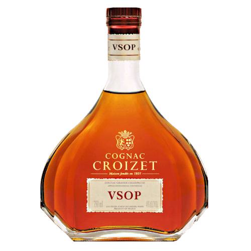 Croizets VSOP Gold Cognac is a Very Special Old Pale and celebrates more than four hundred years of history when the Croizet family first owned vineyards in Grande Champagne.