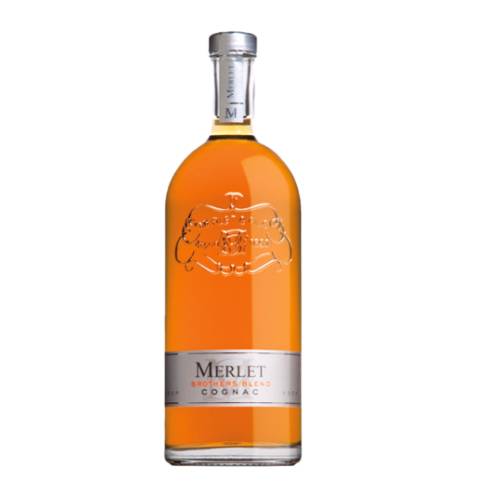 Cognac Merlet Brothers Blend - Merlet Brothers Blend cognac was produced by Gilles and his sons Pierre and Luc. A new style for a new generation. Merlet Brothers Blend is made with eaux de vie aged for at least 4 years. Most of the eaux de vie selected for this blend are from Fins Bois crus with a fifth coming from Grande Champagne.