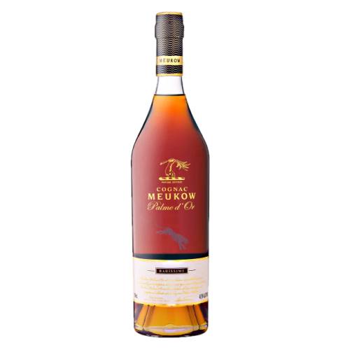Meukow cognac is a blend of exceptional eaux de vie aged cognac has very fine aromas of vanilla reinforced by shades of leather and tobacco.