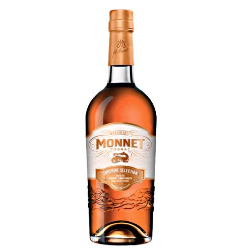 Cognac Monnet - Monnet cognac is smooth unctuous start hearty notes of sun filled summer fruits with vanilla and gingerbread and long finish of smooth warm lingering accents of dried fruits.