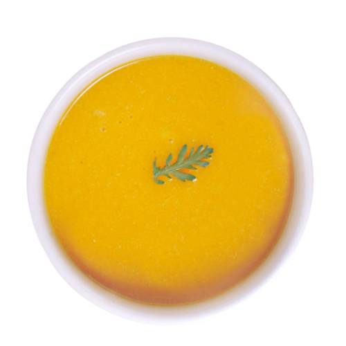 Langoustine consomme or Scampi Consomme is a clarified langoustine stock with egg whites to remove fat and sediment to make a clear liquid.