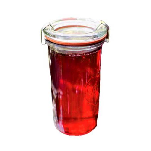 Cornelian Cherry syrup made by cooking Cornelian Cherry sugar and water.