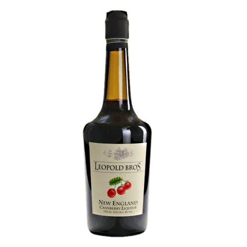 Leopold Bros cranberry liqueur made with two different varieties of cranberries grown primarily in famous cranberry bogs when making the award-winning Leopold Bros.